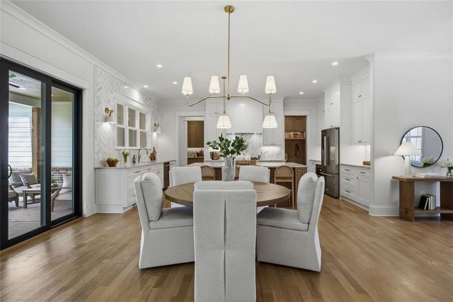 Furnished interior view inside a new home in , Marietta (Image 10).