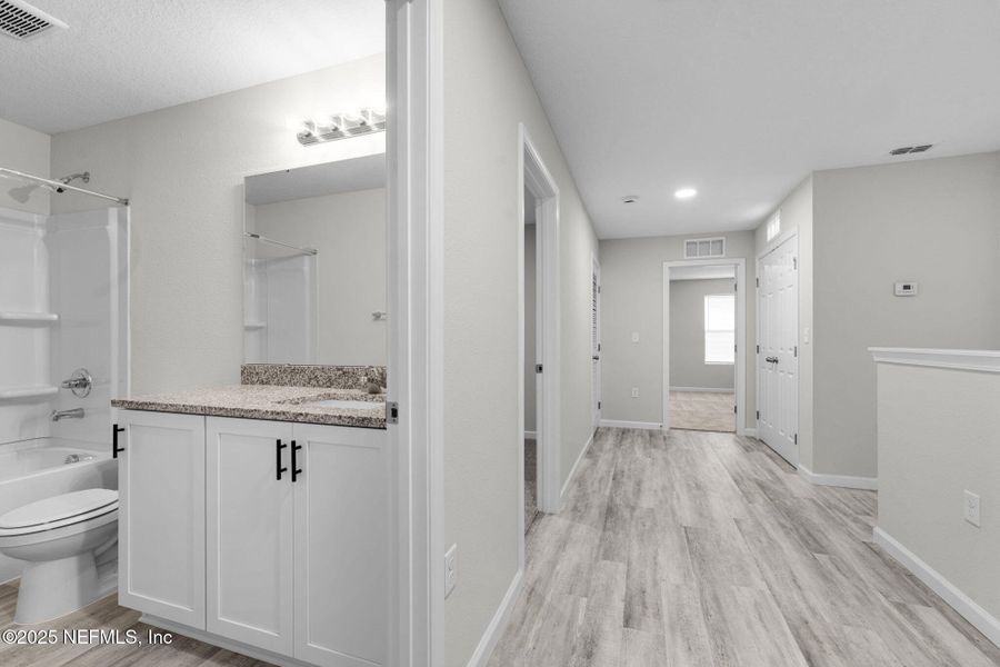 Furnished interior view inside a new home in , Jacksonville (Image 11).