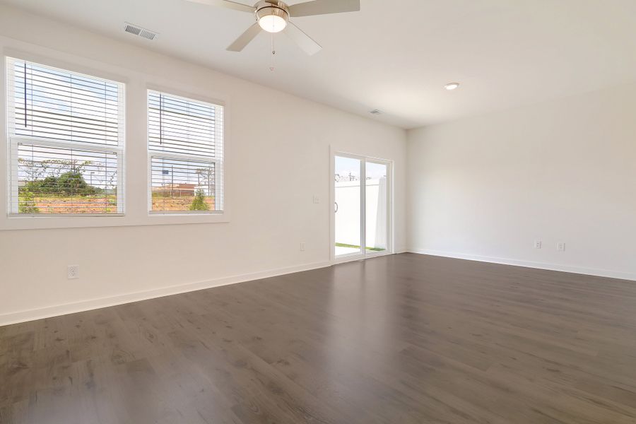 Spacious, unfurnished interior of a new home in Westgate Village Townes, Spartanburg (Image 3).