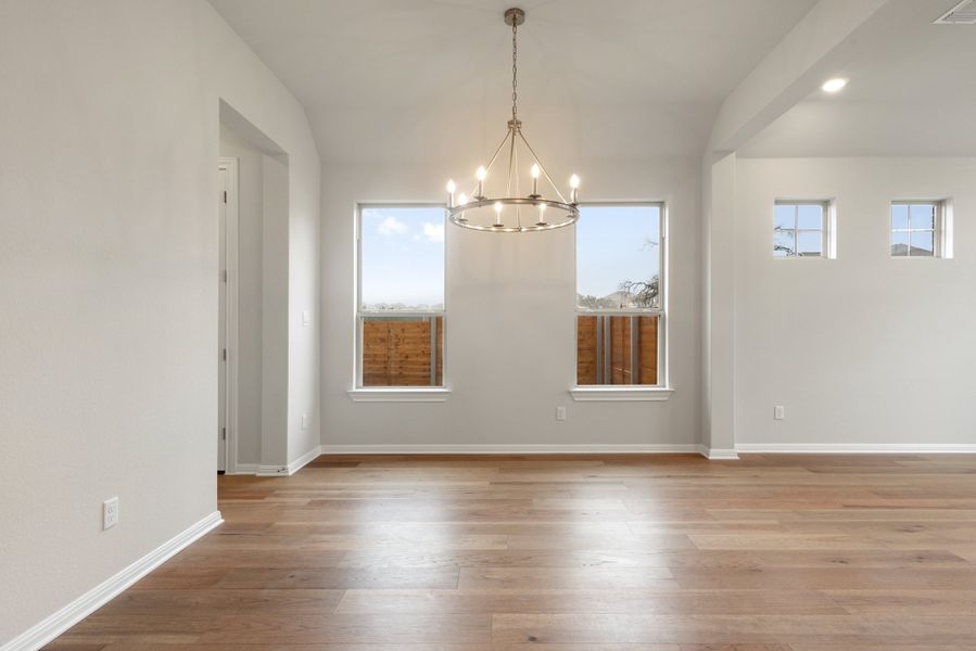 Representative unfurnished interior of a home built from the Palmer by Ashton Woods in The Estates at La Cima, San Marcos (Image 20).