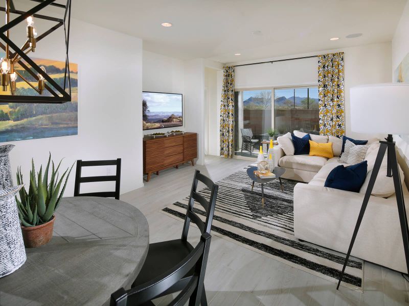 The 1560 floorplan modeled at Celebration at Gladden Farms. The 1560 floorplan modeled at Celebration at Gladden Farms.