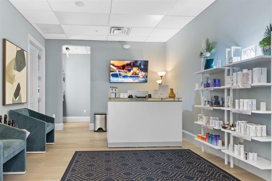 Furnished interior view inside a new home in Heritage Landing, Punta Gorda (Image 32).