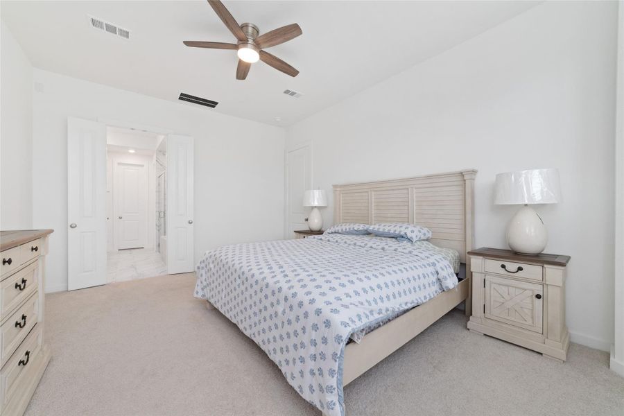 Furnished interior view inside a new home in Elyson, Katy (Image 46).