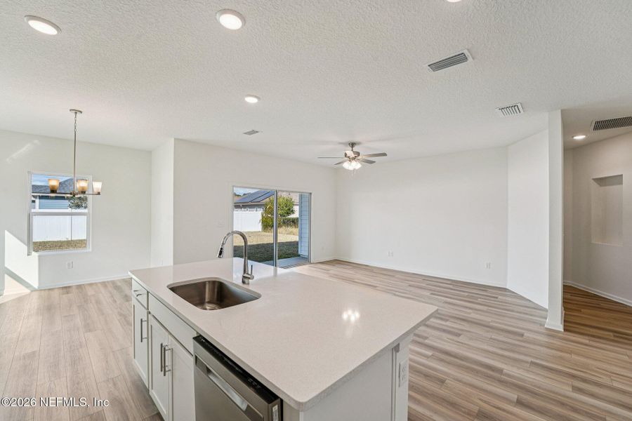 Furnished interior view inside a new home in Panther Creek, Jacksonville (Image 9).