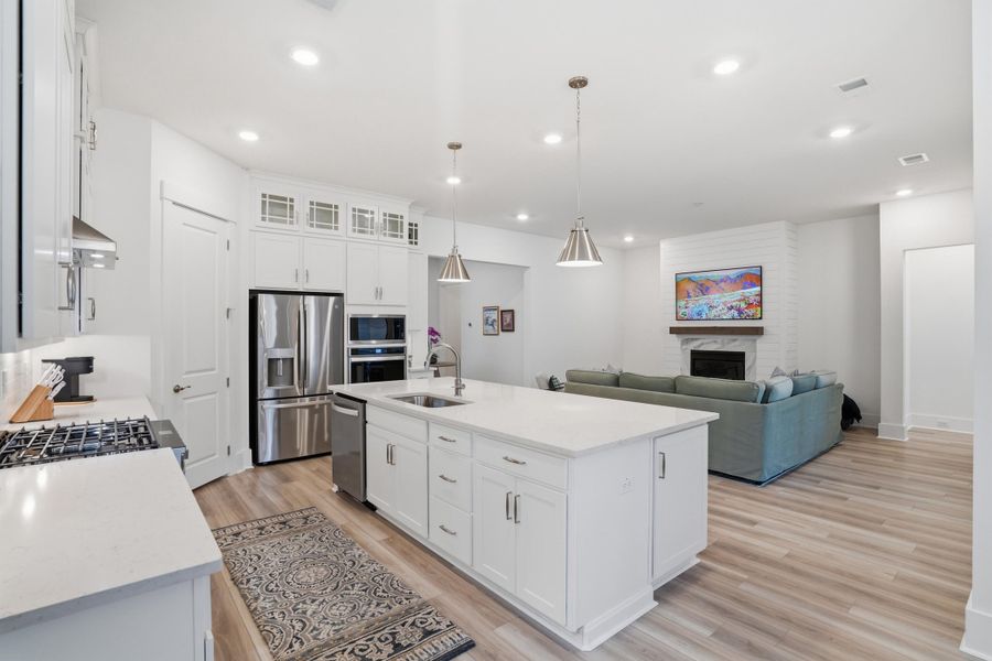 Furnished interior view inside a new home in Summerwind Crossing at Lakes of Cane Bay, Summerville (Image 16).