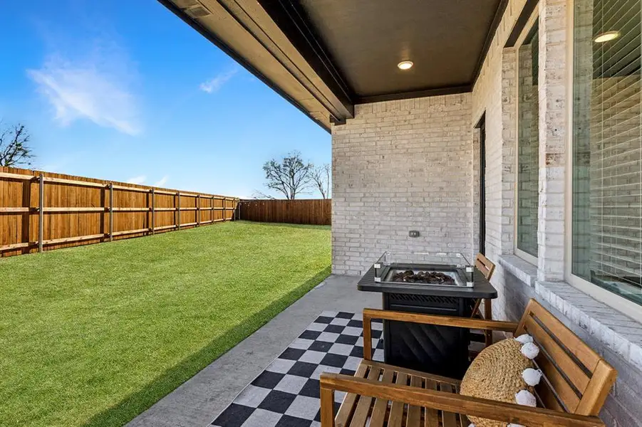 Exterior details and patio area of a home in , Lavon (Image 3). Exterior details and patio area of a home in , Lavon (Image 3).