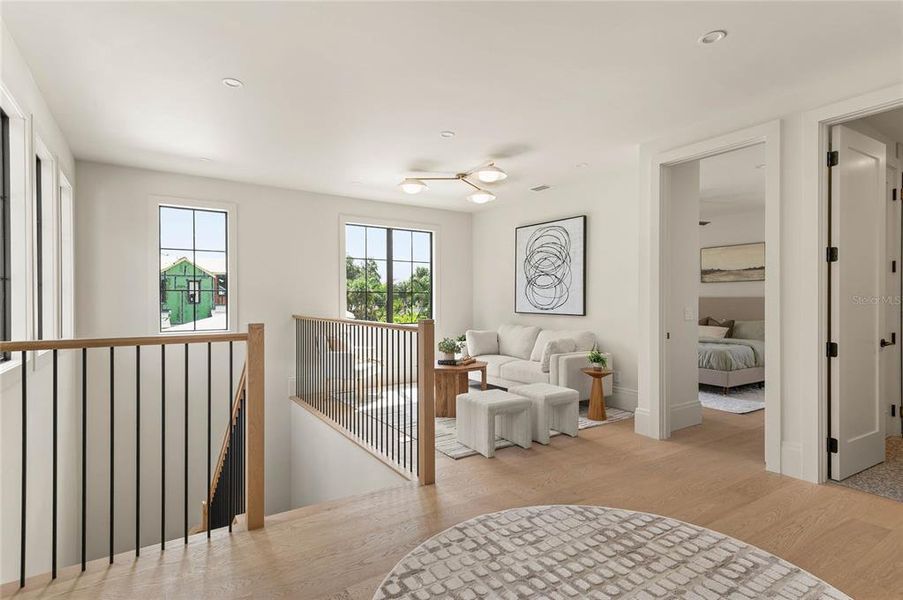 Furnished interior view inside a new home in , Orlando (Image 10).