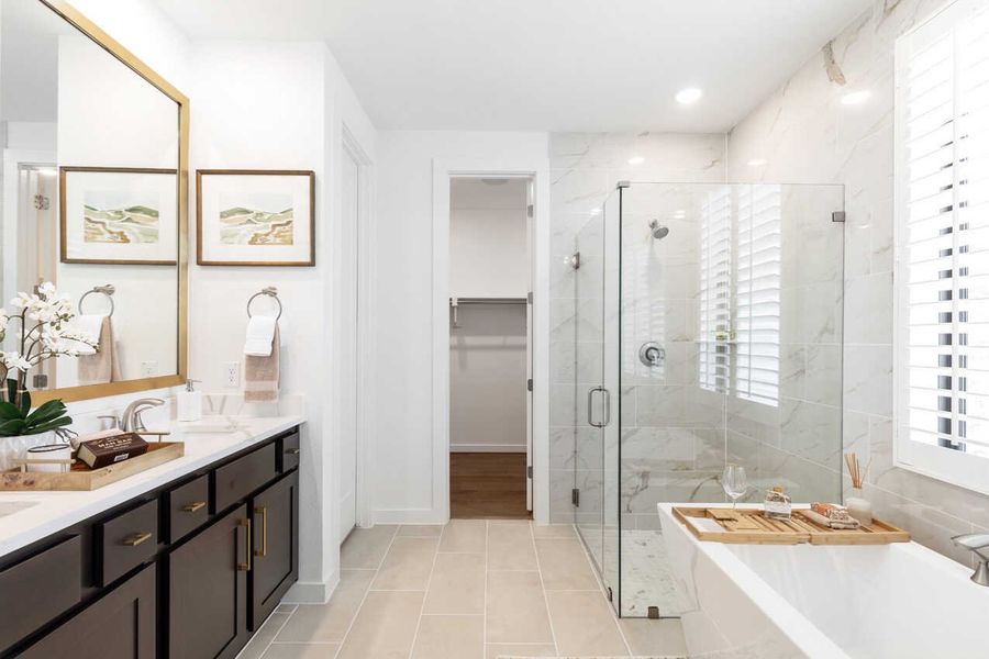 Representative Primary Bathroom - some options shown