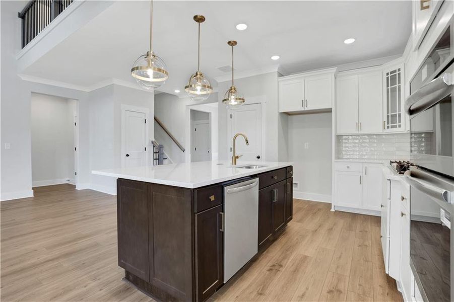 Furnished interior view inside a new home in Cambridge, Flowery Branch (Image 10).