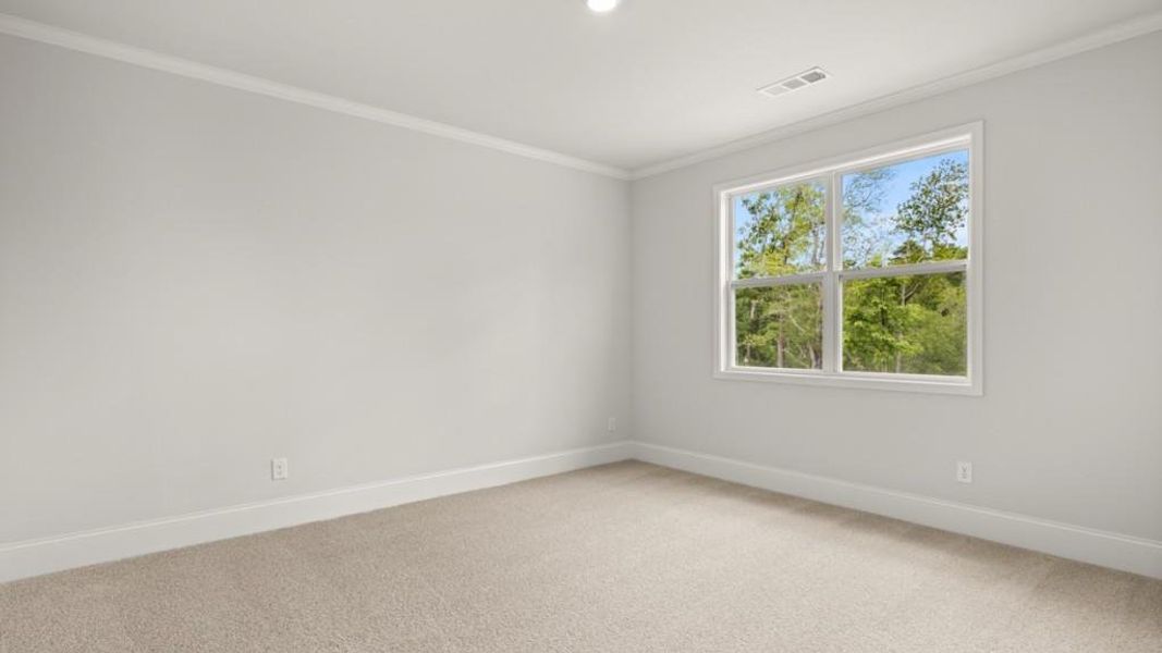 Spacious, unfurnished interior of a new home in Hamptons at Riverwood North, Dallas (Image 25).