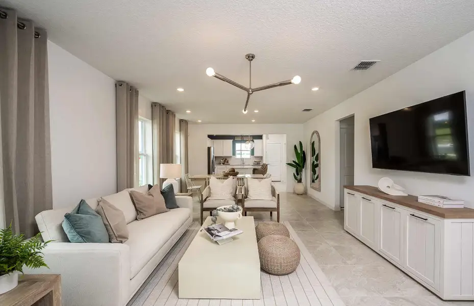 Furnished interior view inside a new home in Pioneer Ranch, Ocala (Image 4).
