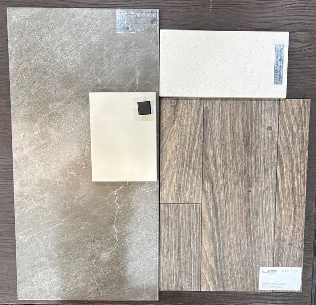 Sample of building materials used in homes in Reidville Town Center, Reidville (Image 5).