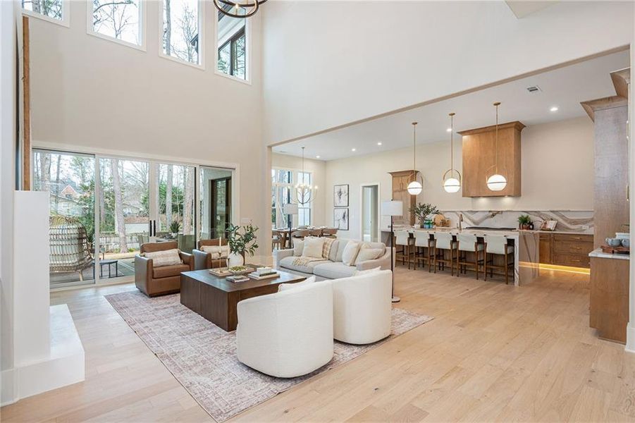 Furnished interior view inside a new home in , Alpharetta (Image 58).