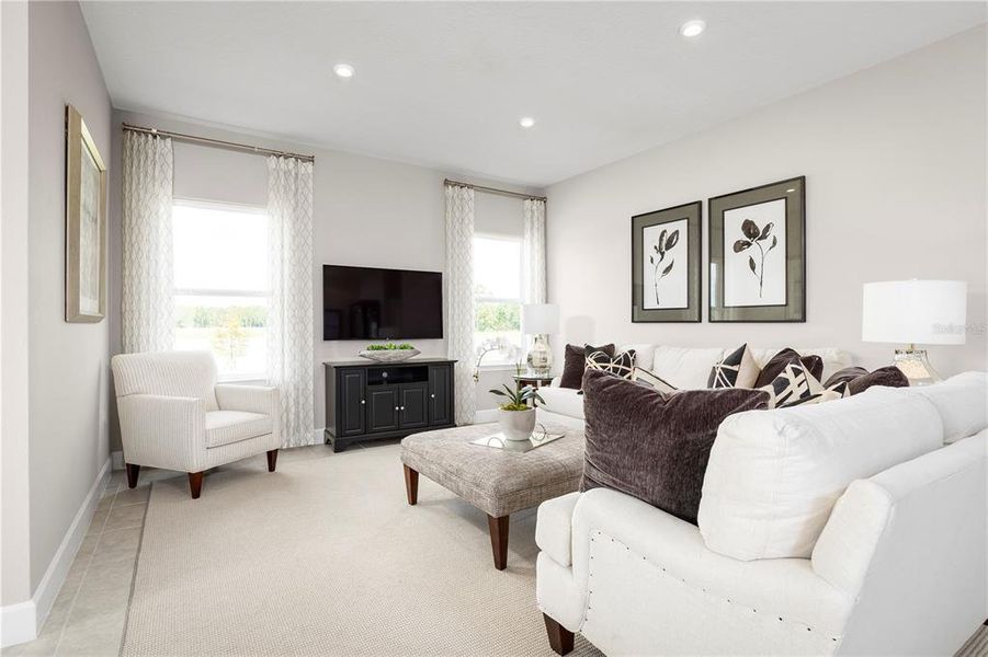Furnished interior view inside a new home in Reserve at Lake Meadows, Ocoee (Image 3).