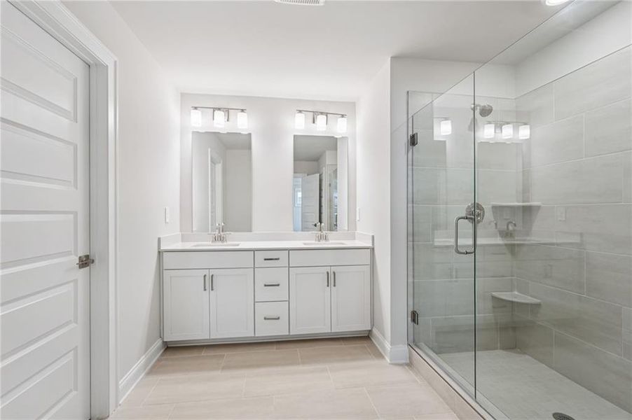 Furnished interior view inside a new home in Hemingway - Reserve Series, Cumming (Image 16). Furnished interior view inside a new home in Hemingway - Reserve Series, Cumming (Image 16).