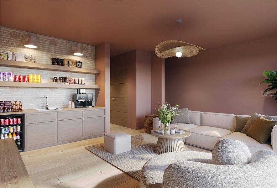 Furnished interior view inside a new home in , Tampa (Image 9).