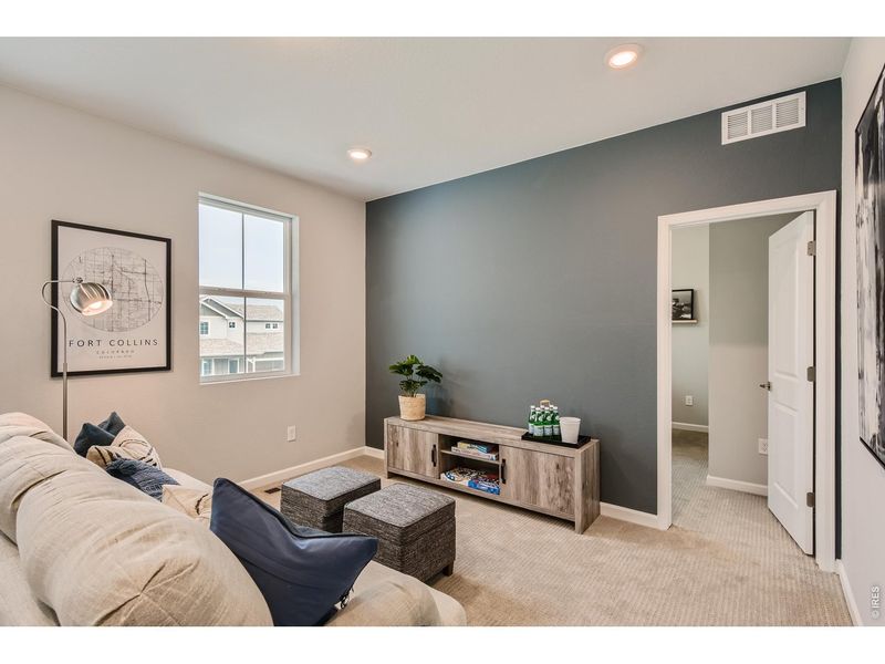 Furnished interior view inside a new home in Hidden Creek, Frederick (Image 11).
