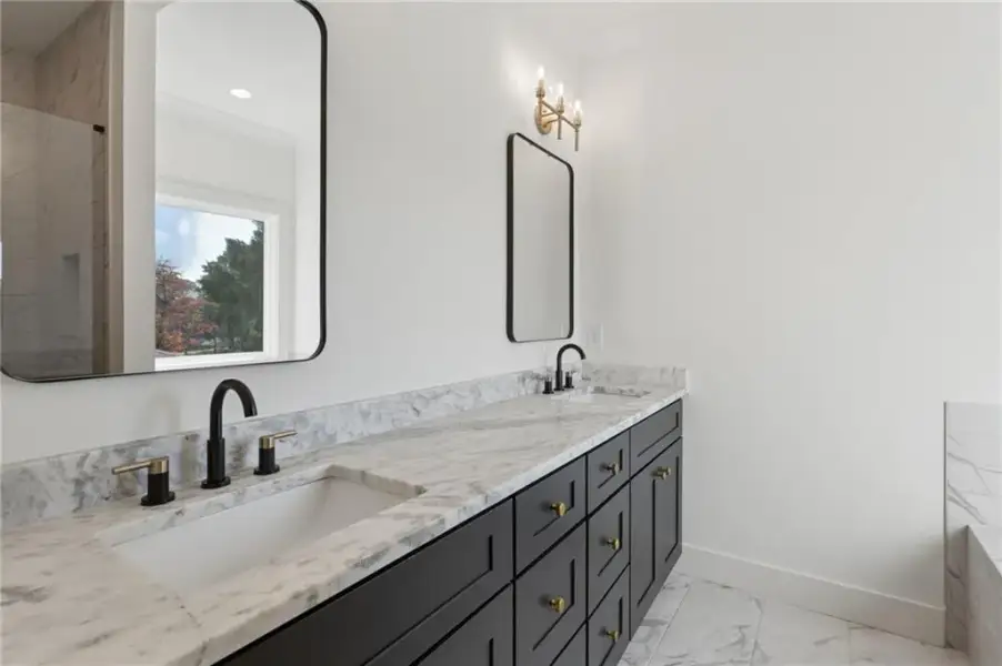 Furnished interior view inside a new home in , Atlanta (Image 6).