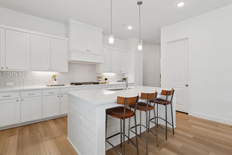Furnished interior view inside a new home in Painted Tree - South, McKinney (Image 14). Furnished interior view inside a new home in Painted Tree - South, McKinney (Image 14).