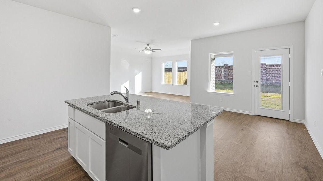 Furnished interior view inside a new home in Trailstone, Caddo Mills (Image 12).