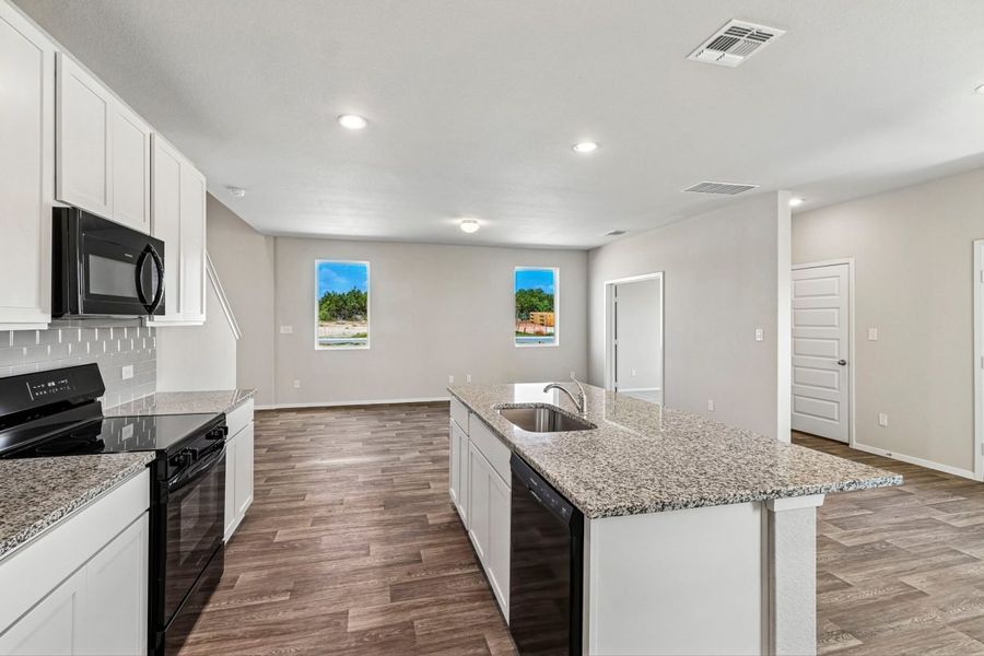 Furnished interior view inside a new home in Edgebrooke, Pflugerville (Image 8).