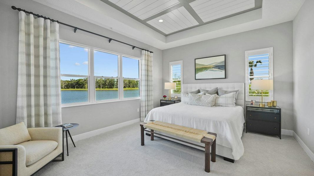 Furnished interior view inside a new home in Wildleaf Real Estate and Homes for Sale in Parrish, FL - Neal Communities, Parrish (Image 13).