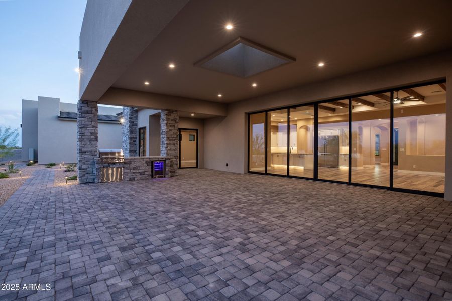 Expansive Back Patio