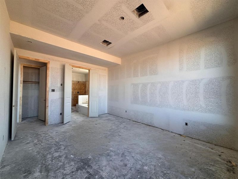 Actual progress of your home.