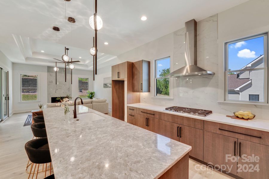 Furnished interior view inside a new home in , Charlotte (Image 29).