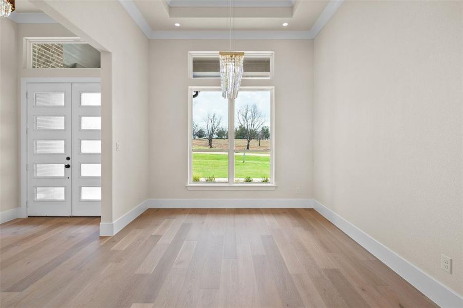 Spacious, unfurnished interior of a new home in Pecan Plantation, Granbury (Image 37). Spacious, unfurnished interior of a new home in Pecan Plantation, Granbury (Image 37).