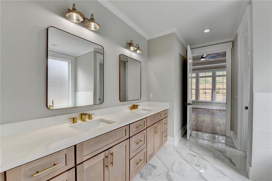 Furnished interior view inside a new home in , Snellville (Image 33).