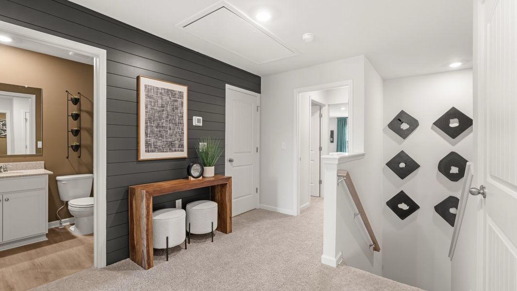 Furnished interior view inside a new home in Hughes Court, Dawsonville (Image 15).