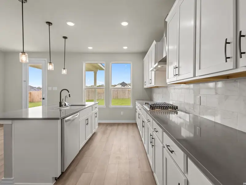 Furnished interior view inside a new home in The Reserve at Potranco Oaks, Castroville (Image 12).