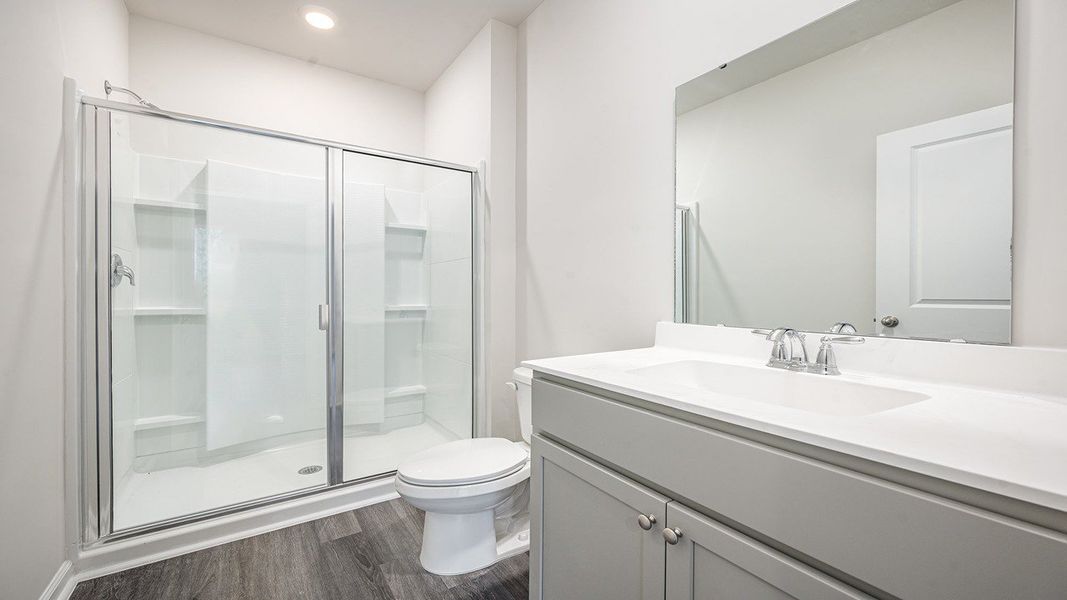 Representative furnished interior of a home built from the HELENA by D.R. Horton in Lochaven, Conway (Image 3).