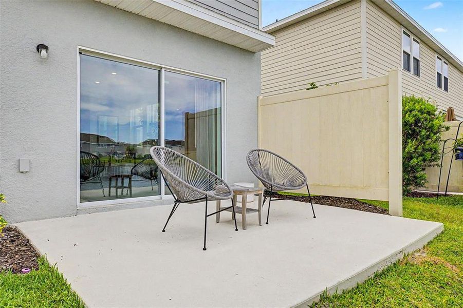 Exterior details and patio area of a home in , Wesley Chapel (Image 30). Exterior details and patio area of a home in , Wesley Chapel (Image 30).