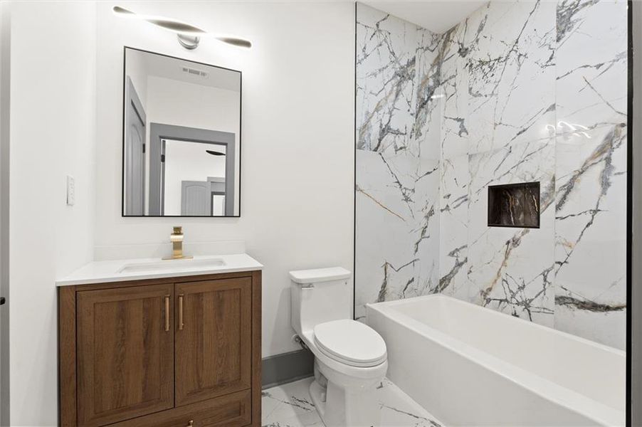 Furnished interior view inside a new home in , Decatur (Image 15).