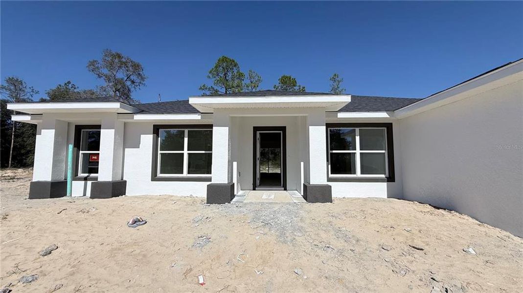 In-progress construction of a new home in , Dunnellon, FL (Image 3).