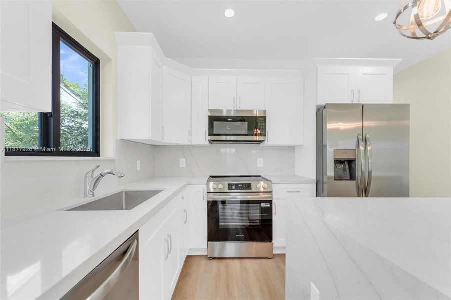 Furnished interior view inside a new home in , Miami (Image 8).