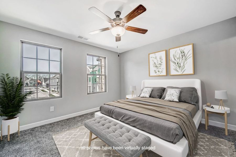 Representative furnished interior of a home built from the Fairfax by Parkside Builders in Oxford Station, Gallatin (Image 26).