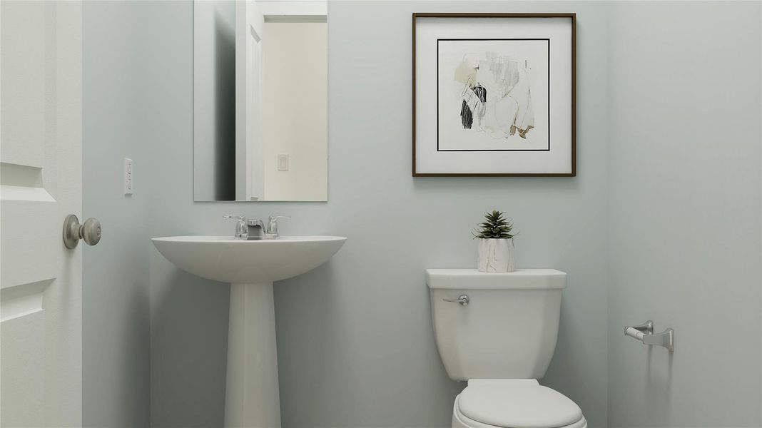 Close-up of interior finishes inside a home in Meadowlark Preserve: Lonestar Collection, Pflugerville (Image 19).