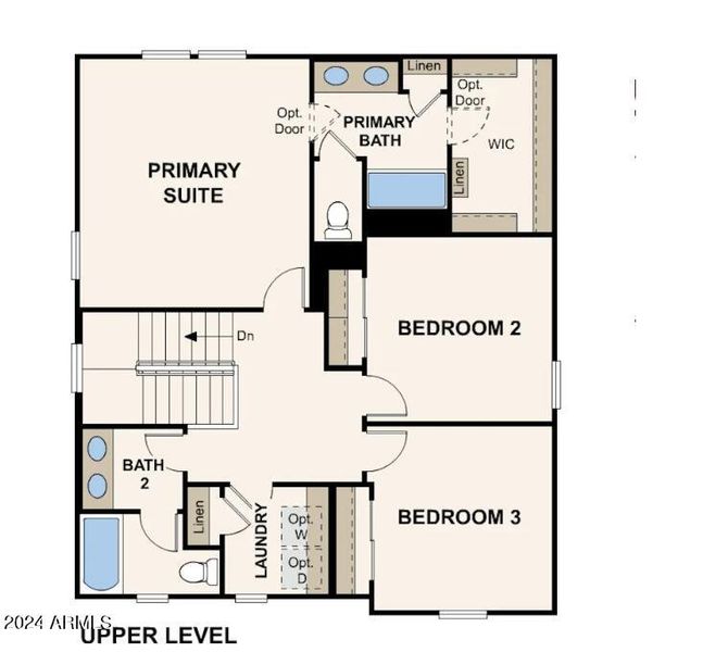 Leyland Upper Level Floor Plan