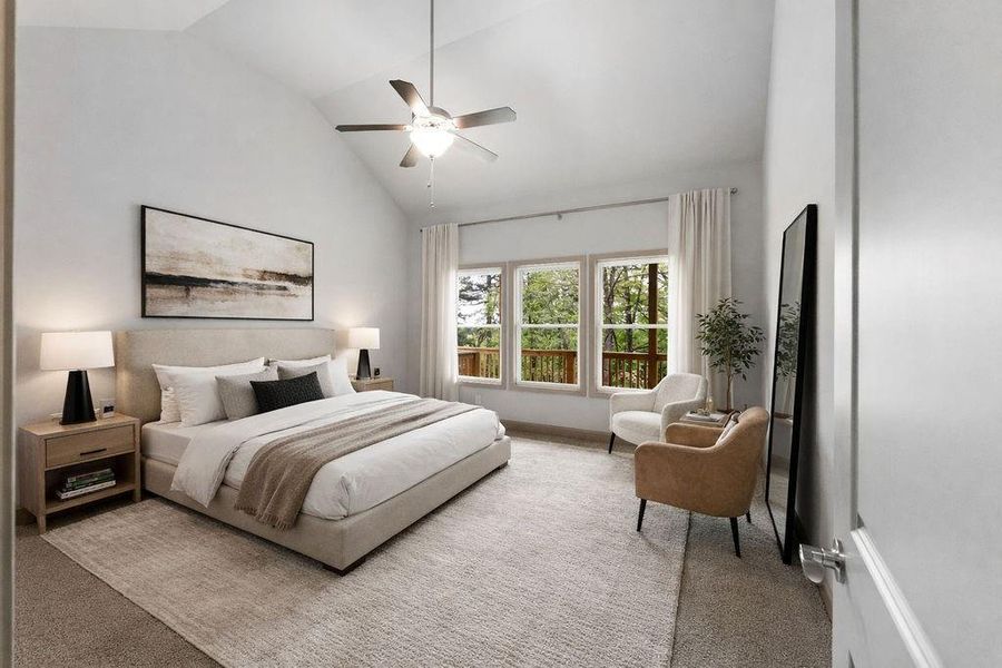 Furnished interior view inside a new home in , Waleska (Image 9).