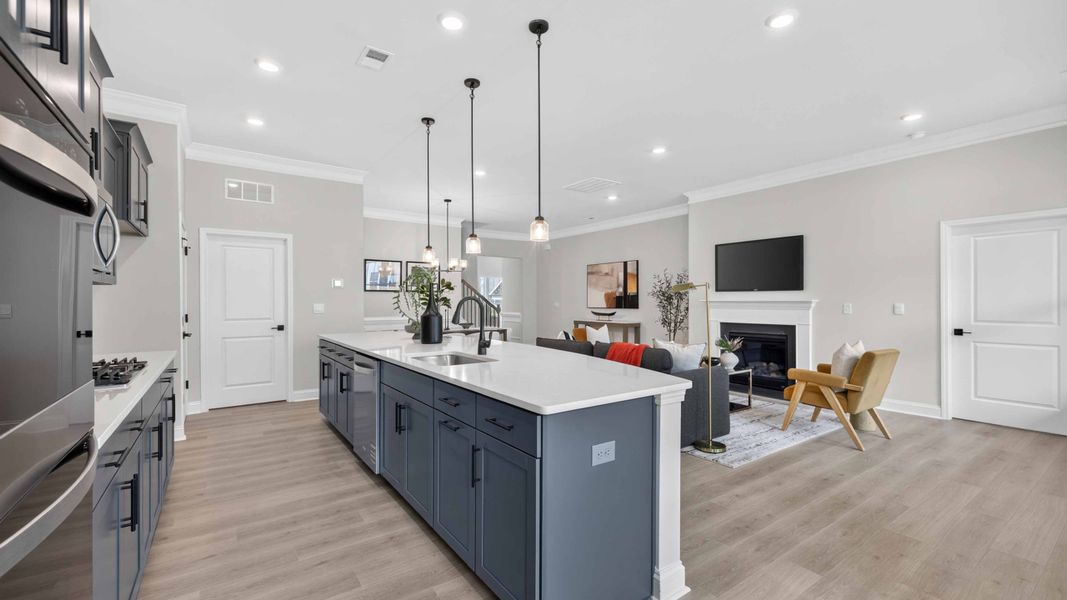 Furnished interior view inside a new home in Sylvan Creek, Denver (Image 8).