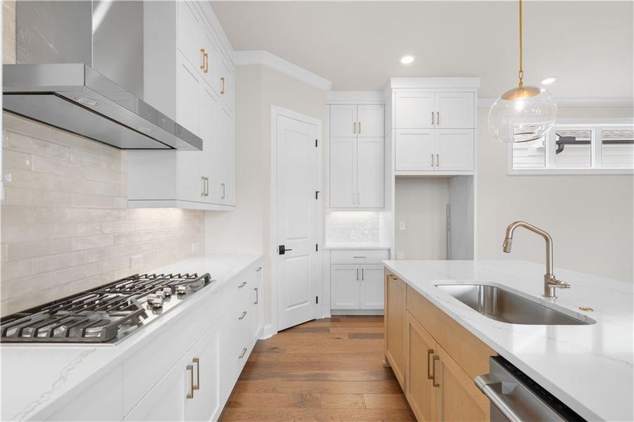 Furnished interior view inside a new home in Promenade at Sawnee Village, Cumming (Image 7).