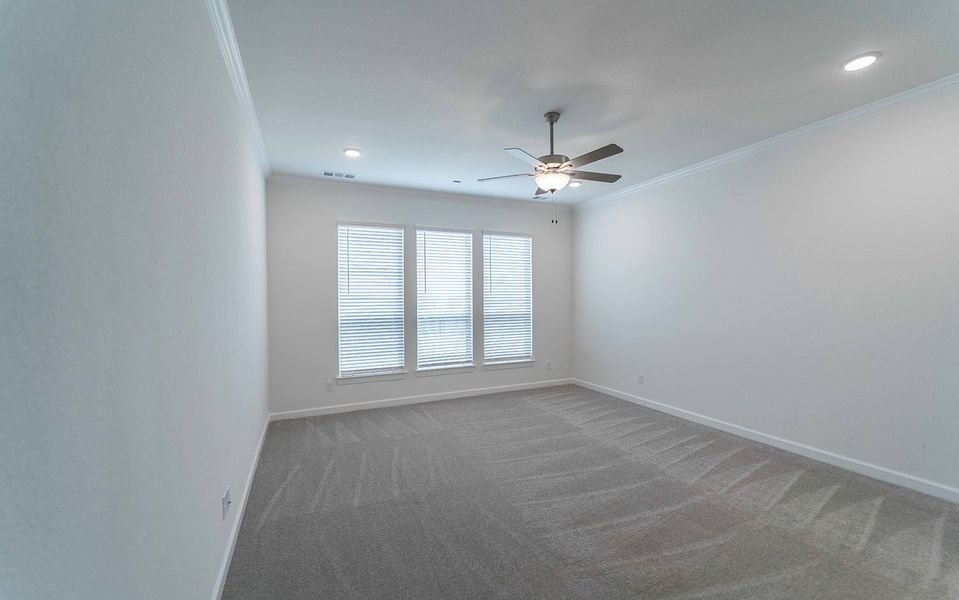 Spacious, unfurnished interior of a new home in Heath Golf & Yacht Club, Heath (Image 24). Spacious, unfurnished interior of a new home in Heath Golf & Yacht Club, Heath (Image 24).