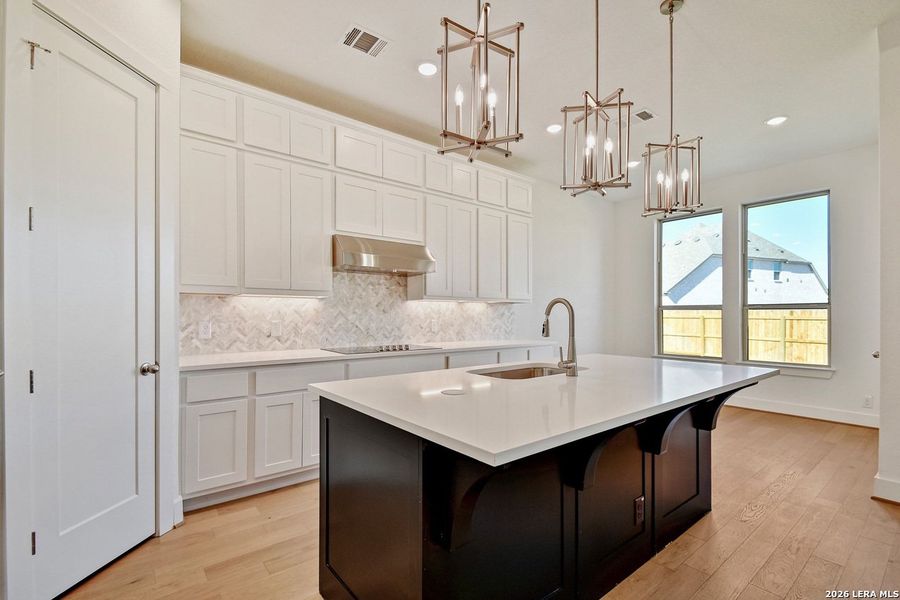 Furnished interior view inside a new home in Alsatian Oaks, Castroville (Image 10).