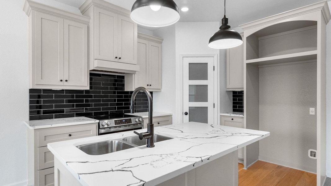 Furnished interior view inside a new home in , Giddings (Image 8).