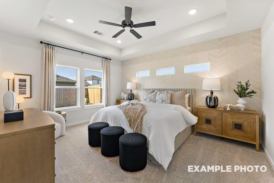 Furnished interior view inside a new home in Sundance Cove, Crosby (Image 30).