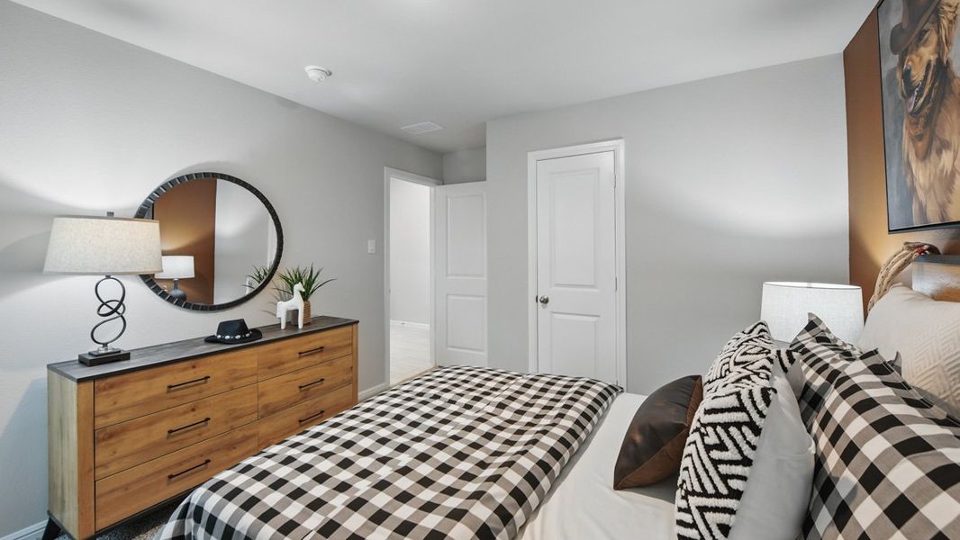 Furnished interior view inside a new home in Lonestar at Liberty Trails, Fort Worth (Image 31).