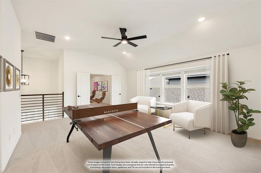 Furnished interior view inside a new home in West Crossing, Anna (Image 11).